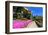 Path at Hanbury Botanic Gardens near Ventimiglia, Province of Imperia, Liguria, Italy-null-Framed Art Print