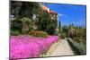 Path at Hanbury Botanic Gardens near Ventimiglia, Province of Imperia, Liguria, Italy-null-Mounted Art Print