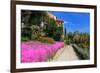 Path at Hanbury Botanic Gardens near Ventimiglia, Province of Imperia, Liguria, Italy-null-Framed Art Print