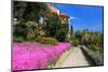 Path at Hanbury Botanic Gardens near Ventimiglia, Province of Imperia, Liguria, Italy-null-Mounted Art Print