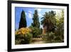 Path at Hanbury Botanic Gardens near Ventimiglia, Province of Imperia, Liguria, Italy-null-Framed Art Print