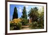 Path at Hanbury Botanic Gardens near Ventimiglia, Province of Imperia, Liguria, Italy-null-Framed Art Print