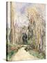 Path at the entrance of the forest (Chemin a l'entree de la foret). Ca. 1879-Paul Cézanne-Stretched Canvas
