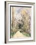 Path at the entrance of the forest (Chemin a l'entree de la foret). Ca. 1879-Paul Cézanne-Framed Giclee Print