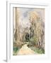 Path at the entrance of the forest (Chemin a l'entree de la foret). Ca. 1879-Paul Cézanne-Framed Giclee Print