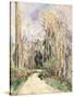 Path at the entrance of the forest (Chemin a l'entree de la foret). Ca. 1879-Paul Cézanne-Stretched Canvas