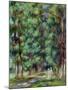Path in a Wood, 1910-Pierre-Auguste Renoir-Mounted Giclee Print
