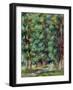 Path in a Wood, 1910-Pierre-Auguste Renoir-Framed Giclee Print