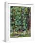 Path in a Wood, 1910-Pierre-Auguste Renoir-Framed Giclee Print