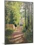 Path in a Wood in Normandy-Gustave Caillebotte-Mounted Giclee Print