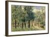 Path in Berlin Tiergarten with People Strolling, 1921-Max Liebermann-Framed Giclee Print