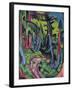 Path in Forest in the Mountains-Ernst Ludwig Kirchner-Framed Giclee Print