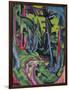 Path in Forest in the Mountains-Ernst Ludwig Kirchner-Framed Giclee Print