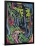 Path in Forest in the Mountains-Ernst Ludwig Kirchner-Framed Giclee Print