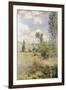 Path in Ile Saint Martin, Vetheuil-Claude Monet-Framed Giclee Print