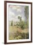 Path in Ile Saint Martin, Vetheuil-Claude Monet-Framed Giclee Print