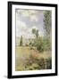 Path in Ile Saint Martin, Vetheuil-Claude Monet-Framed Premium Giclee Print