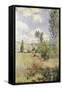 Path in Ile Saint Martin, Vetheuil-Claude Monet-Framed Stretched Canvas