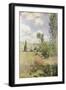 Path in Ile Saint Martin, Vetheuil-Claude Monet-Framed Giclee Print