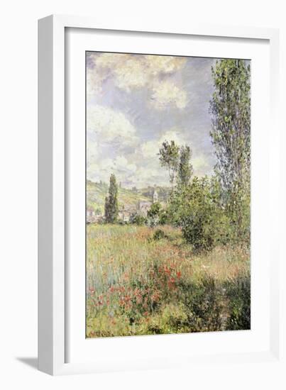 Path in Ile Saint Martin, Vetheuil-Claude Monet-Framed Giclee Print