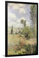 Path in Ile Saint Martin, Vetheuil-Claude Monet-Framed Giclee Print