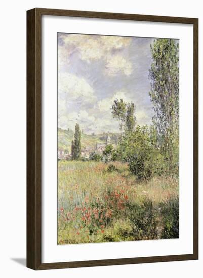 Path in Ile Saint Martin, Vetheuil-Claude Monet-Framed Giclee Print