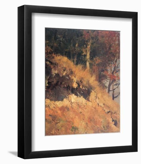 Path in Muhltal-Eugen Bracht-Framed Art Print