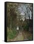 Path in Normandy-Claude Monet-Framed Stretched Canvas