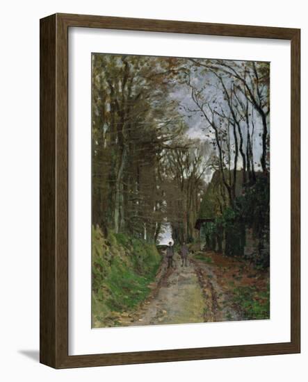 Path in Normandy-Claude Monet-Framed Giclee Print