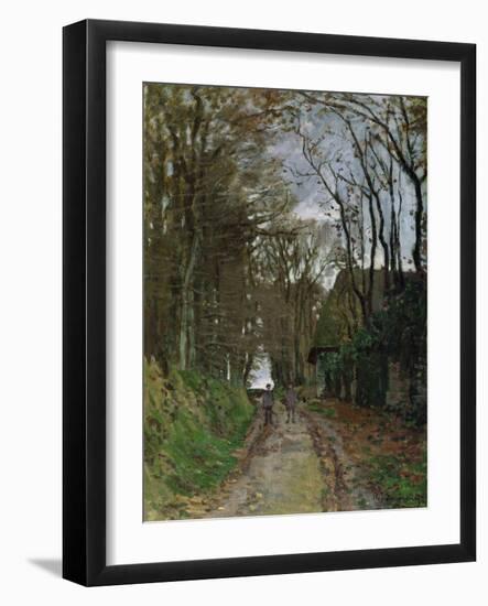 Path in Normandy-Claude Monet-Framed Giclee Print