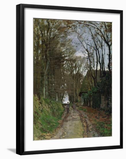 Path in Normandy-Claude Monet-Framed Giclee Print