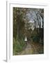 Path in Normandy-Claude Monet-Framed Giclee Print