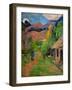 Path in Papeete, called rue du Tahiti. Oil on canvas (1891) 115.5 x 88.5 cm Cat. W 441.-Paul Gauguin-Framed Giclee Print