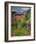 Path in Papeete, called rue du Tahiti. Oil on canvas (1891) 115.5 x 88.5 cm Cat. W 441.-Paul Gauguin-Framed Giclee Print