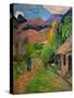 Path in Papeete, called rue du Tahiti. Oil on canvas (1891) 115.5 x 88.5 cm Cat. W 441.-Paul Gauguin-Stretched Canvas