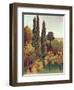 Path in the Buttes Chaumont Park, Paris, 1908-Henri Rousseau-Framed Giclee Print