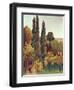 Path in the Buttes Chaumont Park, Paris, 1908-Henri Rousseau-Framed Giclee Print