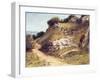 Path in the Rocks, 1876-Gustave Courbet-Framed Giclee Print