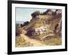 Path in the Rocks, 1876-Gustave Courbet-Framed Giclee Print