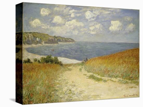 Path in the Wheat at Pourville, 1882-Claude Monet-Stretched Canvas