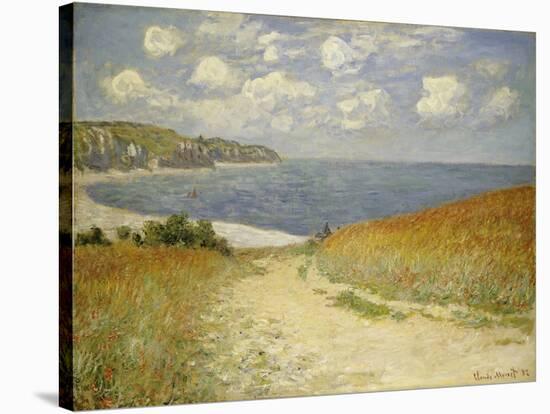 Path in the Wheat at Pourville, 1882-Claude Monet-Stretched Canvas