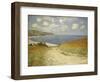 Path in the Wheat at Pourville, 1882-Claude Monet-Framed Premium Giclee Print