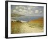 Path in the Wheat at Pourville, 1882-Claude Monet-Framed Premium Giclee Print