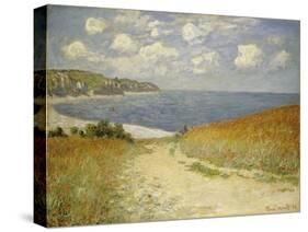 Path in the Wheat at Pourville, 1882-Claude Monet-Stretched Canvas