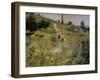 Path Leading Through Tall Grass-Pierre-Auguste Renoir-Framed Giclee Print