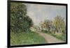 Path Near Sevres, 1879-Alfred Sisley-Framed Giclee Print