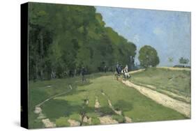 Path Near the Parc De Courances; Chemin Pres Du Parc De Courances, 1868-Alfred Sisley-Stretched Canvas