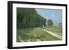 Path Near the Parc De Courances; Chemin Pres Du Parc De Courances, 1868-Alfred Sisley-Framed Giclee Print