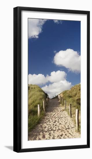 Path Through a Dune, Sylt, Schleswig-Holstein, Germany-null-Framed Photographic Print