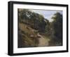 Path Through Chestnut Trees-Antonio Fontanesi-Framed Giclee Print